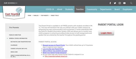 my fwisd|fwisd student login.